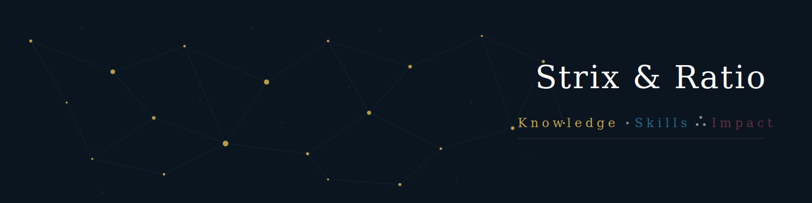 Strix & Ratio — Knowledge · Skills · Impact